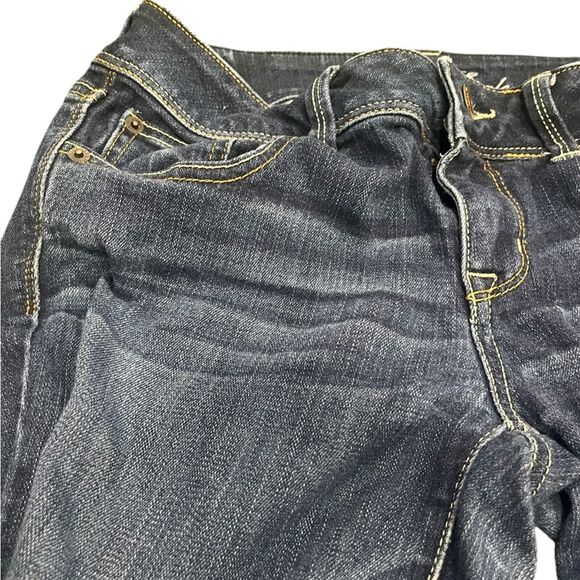 American Eagle Denim Y2K Slim Bootcut Dark Jeans Low Rise 29X31 - Picture 9 of 10